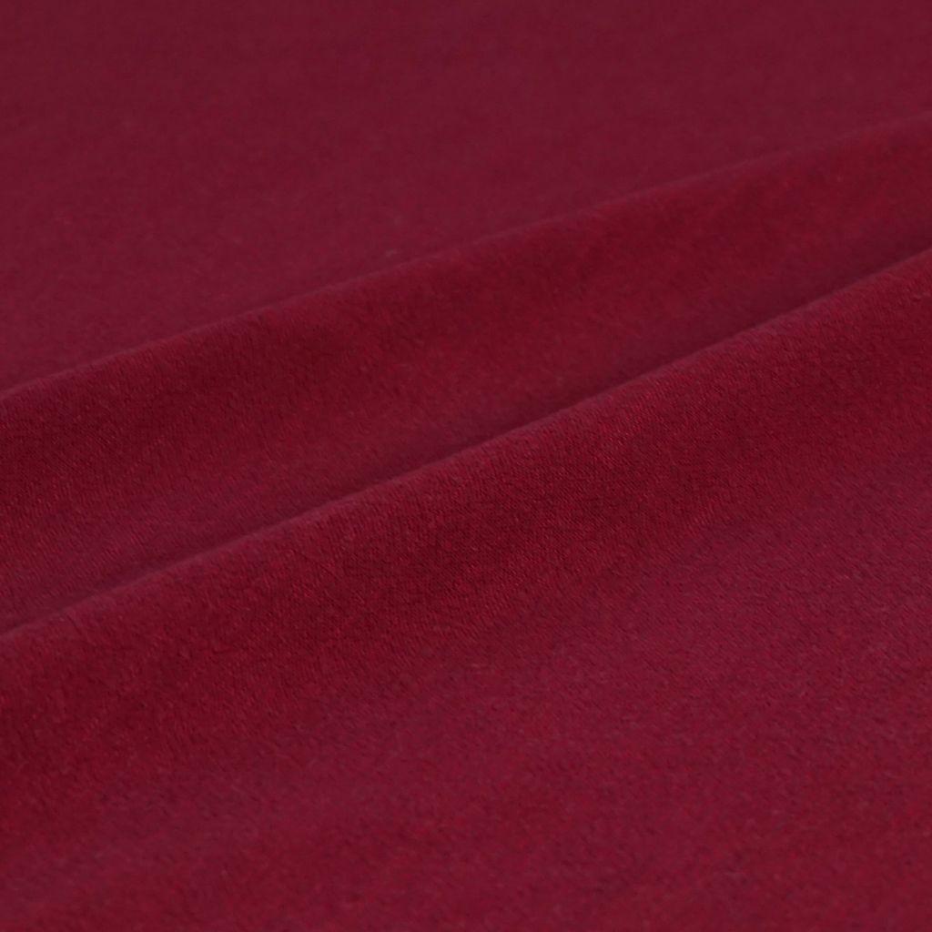 Viskose-Leinenstoff  uni weinrot